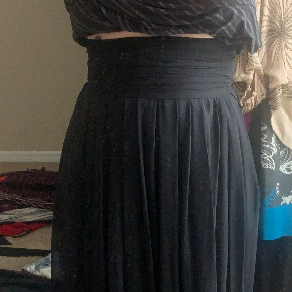 SOLD SOLD. RACHEL ZOE Wide leg chiffon Silk palazzo  8 - Picture 9 of 16